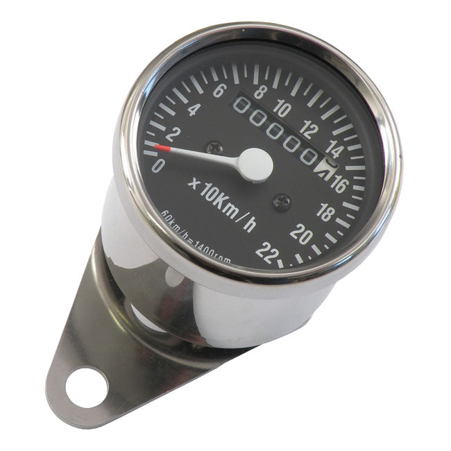 MCS Mini Speedometer, 2:1 Kmh Chrome with Black Face Plate – Most Models with Front Wheel Drive; Some…