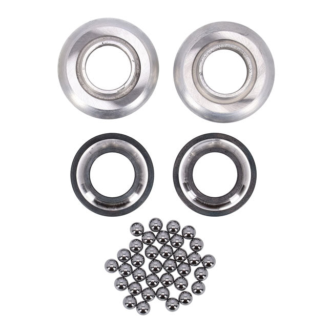 Samwel Frame Neck Ball Bearing & Race Kit – All 1940–1952 WL; G 45" Flathead Models
