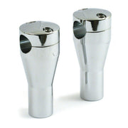 MCS Panhead Style Risers. Chrome, 4" Rise – 1973–2002 Big Twin; Twin Cam B; XL…