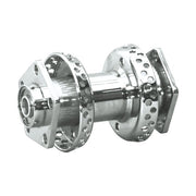 MCS Dual Flange Hub 80 Spokes. Chrome – 1980–1983 FXWG & Custom Applications