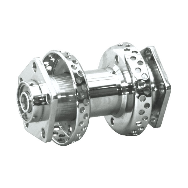 MCS Dual Flange Hub 80 Spokes. Chrome – 1980–1983 FXWG & Custom Applications