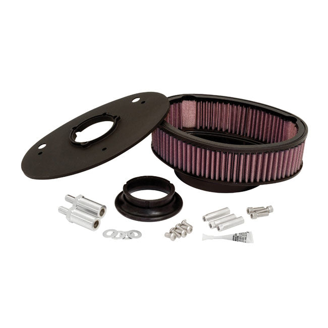 K&N RK-series Twin Cam Oval Air Cleaner Assy. X-wide – 2001–2015 Softail; 2002–2007…