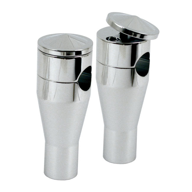 Motorcycle Storehouse Twistop Panhead Style Risers for 73-02 Big Twin, TC/B, XL (Excl. Flt)
