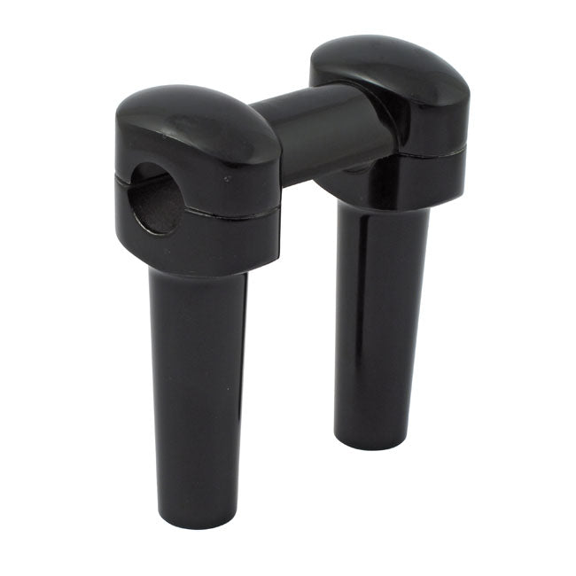 MCS Widow Riser Set. 5" Rise. Black – Most 73-Up H-D with 3.5" Riser Spacing…