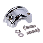 MCS H/B Master Cylinder & Clutch Clamp. Chrome – 2008–2013 FLT/Touring