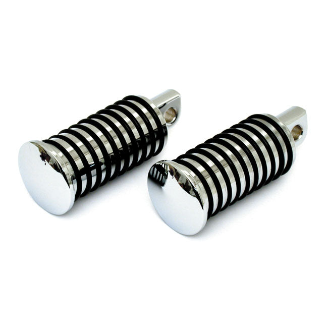 MCS Sundance O-Ring Foot Pegs. Large Diameter. H-D Male Mount – All H-D with Traditional Male Mount