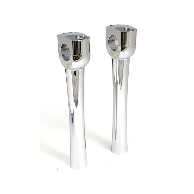 MCS Dighton 8" Domed Risers. Chrome