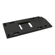 MCS 4-Speed Transmission Mount Plate. Black – 1936–1986 4-Speed Big Twin