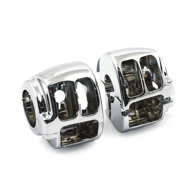 MCS Switch Housing Set. Chrome – 2011–2024 Softail; 2012–2017 Dyna…