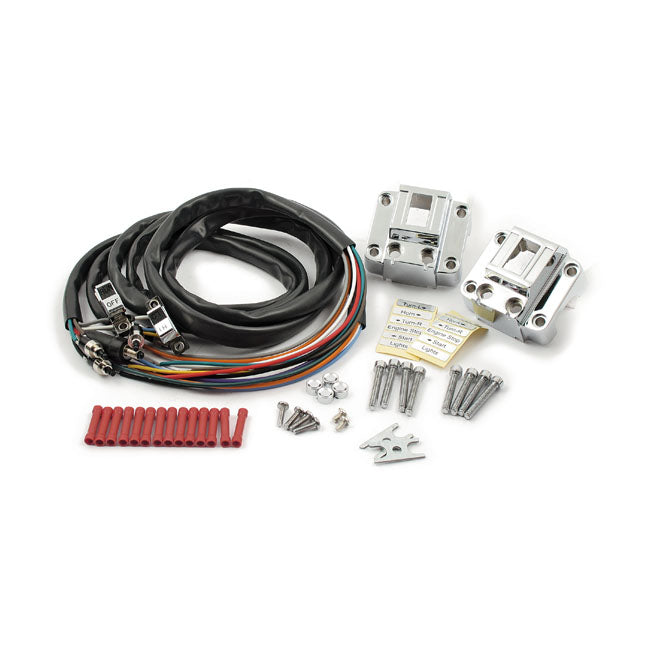 MCS Handlebar Switch Housing Kit. Chrome – 1973–1981 XL Sportster; 1972–1981 FL…