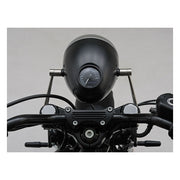 Daytona Vintage 5-3/4" Headlamp. Black with Chrome Ring