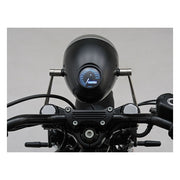 Daytona Vintage 5-3/4" Headlamp. Black with Chrome Ring