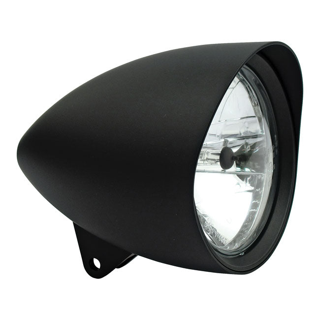 MCS Smoothie 5-3/4" Headlamp with Round Visor. Black