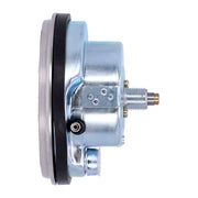 MCS FL Speedometer, ''62-67 Electra Face'', Black/Gold. 2:1 Kmh
