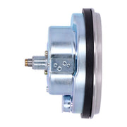 MCS FL Speedometer, ''62-67 Electra Face'', Black/Gold. 2:1 Kmh