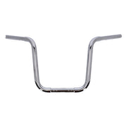 MCS 1-1/4" Buffalo Apehangers, 12" High, Chrome – 1982–2022 H-D with 1" I.D. Risers