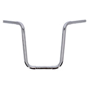 MCS 1-1/4" Buffalo Apehangers, 16" High, Chrome – 1982–2022 H-D with 1" I.D. Risers