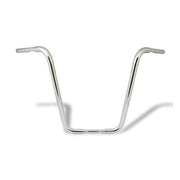 MCS 1-1/4" Buffalo Apehangers, 20" High, Chrome – 1982–2022 H-D with 1" I.D. Risers