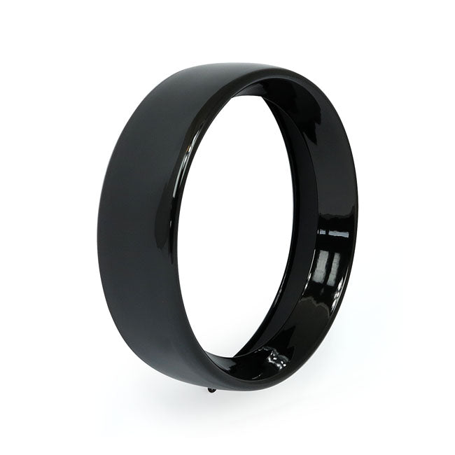MCS Recessed Trim Ring. 7" Headlamp. Gloss Black – 1994–2017 FLS/S/TF/TFB/TFBS; FLSTN…