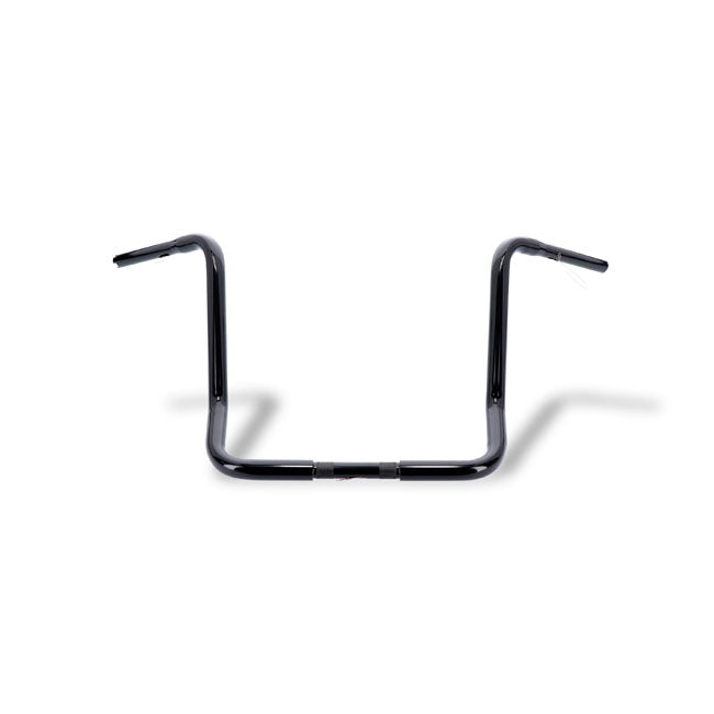 MCS 1-1/4" Dresser Apehanger, 17" Rise, Black – 1982–2024 FLH/T; 2008–2023 FLHX with…