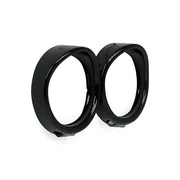 MCS Recessed Trim Rings with Visor. Turn Signals. Gloss Black – Front & Rear on: 2014–2022 FLHR…