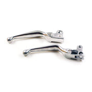 MCS Handlebar Lever Set, 93-Up Style. Polished – 1982–1995 Big Twin; XL Sportster
