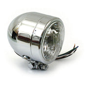 MCS Single 4" H4 Headlamp. Chrome