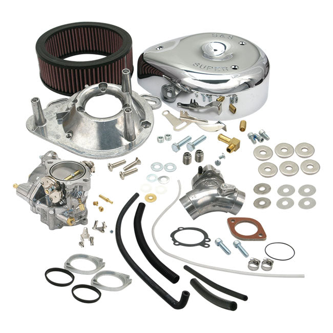 S&S Super G Carburetor Kit – 1984–1992 Big Twin without Head Vent