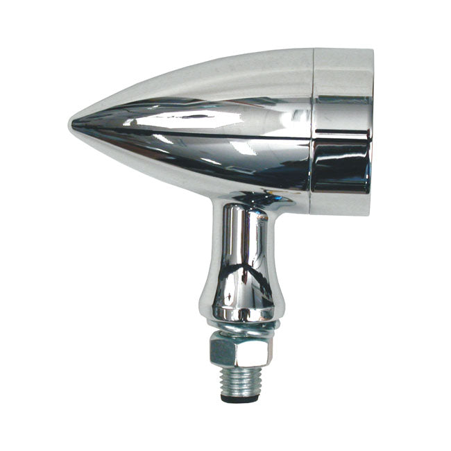 MCS Mini Star LED Turn Signals. Chrome – Universal