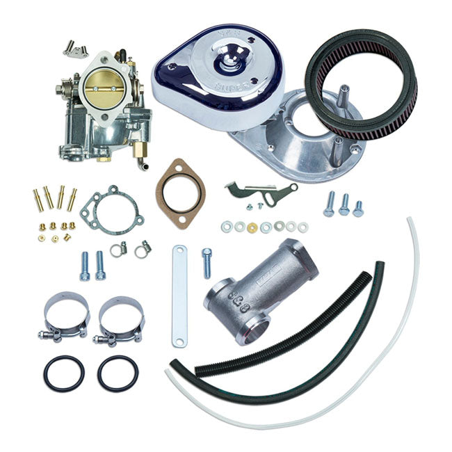 S&S Super E Carburetor Kit – 1955–1965 Panhead with O-Ring Heads