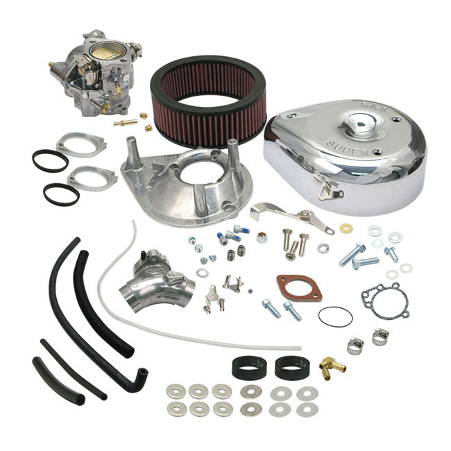 S&S Super E Carburetor Kit – 1984–1992 Big Twin without Head Vent
