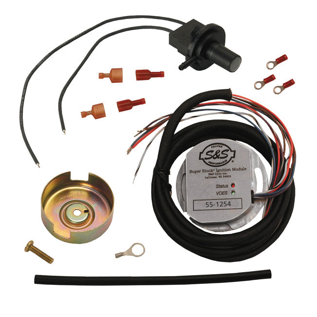 S&S Super Stock Single Fire Ignition Kit. 80" S&S Shovel – FOR 80" S&S SHOVEL ENGINES