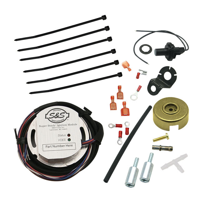 S&S Super Stock Single Fire Ignition Kit. 93" Hc S&S Shovel – for S&S 93" Hc Shovel Engines (High…