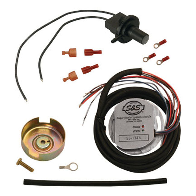 S&S Super Stock Single Fire Ignition Kit. S&S 96" Evo – for 96" S&S Evo Engines