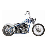 Paughco Upswept Head Pipes - Gooseneck. Over Transmission – 1966–1969 Early Shovel with Rigid Frame