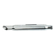 Paughco Shorty Slash Cut Universal Muffler. 22" Long