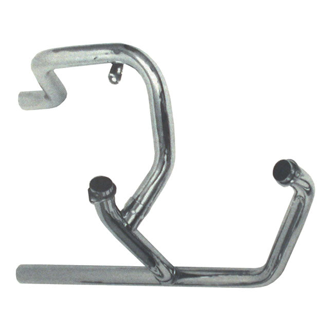 Paughco Crossover Head Pipes. Chrome – 1970–1984 FL Shovel