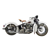 Paughco 2 Into 1 Head Pipes (S-pipe). Chrome – 1936–1947 Knucklehead
