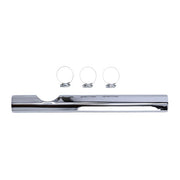 Paughco Heatshield Front-low Notched. Chrome