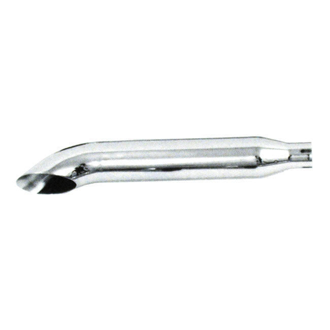 Paughco Turn Out Muffler 22" Long. Chrome – Universal; 1941–1984 FL or 80-E84…