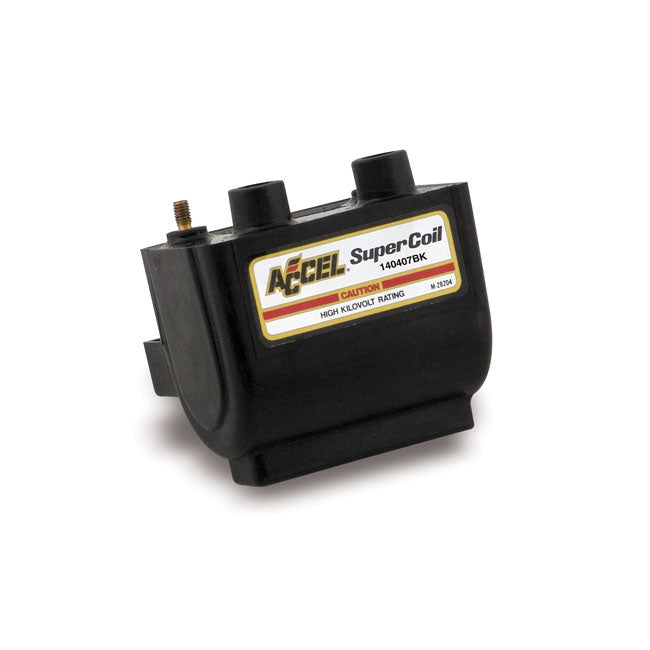 Accel Hei Super Coil 12v / 2.3 Ohm. Black – 1965–1999 Big Twin; 1965–2003 XL…