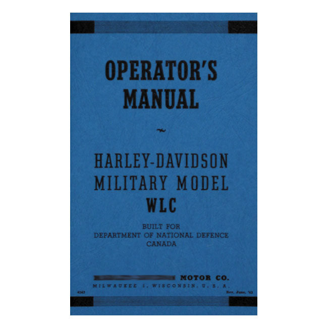 Samwel Operator's Manual 42-43 45 inch WLC – 1942–1943 WLC