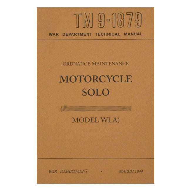 Samwel Service Manual, Ordenance Maint WLA Solo