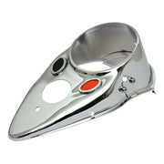 MCS 36-46 Style Cat Eye Dash Cover. Chrome – 1936–1984 Big Twin