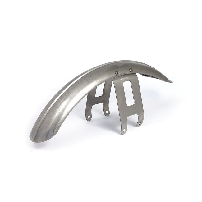 MCS 49-84 FL Custom Narrow Front Fender. Raw Steel, Ribbed – 1949–1984 FL; FLH with Narrow 19" or 21"…
