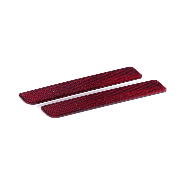 MCS 92-Up Reflector Set. Red – 1992–2019 Various H-D Models