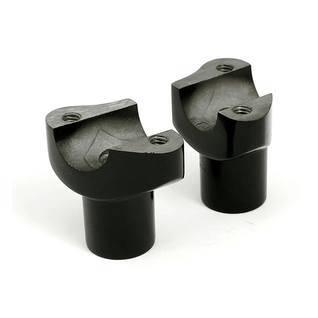 MCS OEM Type Style Risers, Threaded. 2" Rise. Black – OEM 56116-82