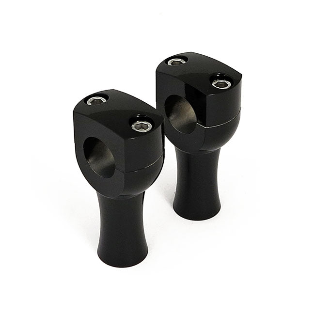 MCS Dighton 3" Domed Risers. Black
