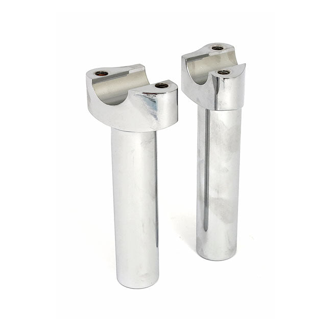 MCS Forged Aluminium Risers Straight, 5-1/2" Rise. Chrome