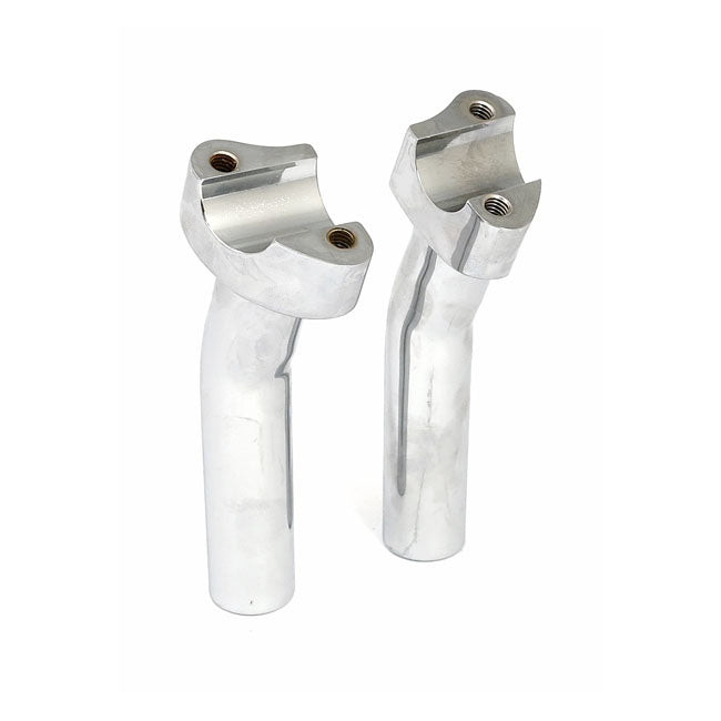 MCS Forged Aluminium Risers Pullback, 5-3/4" Rise. Chrome